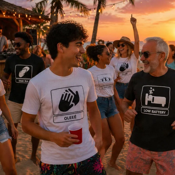 icon co. · Camisetas en la playa