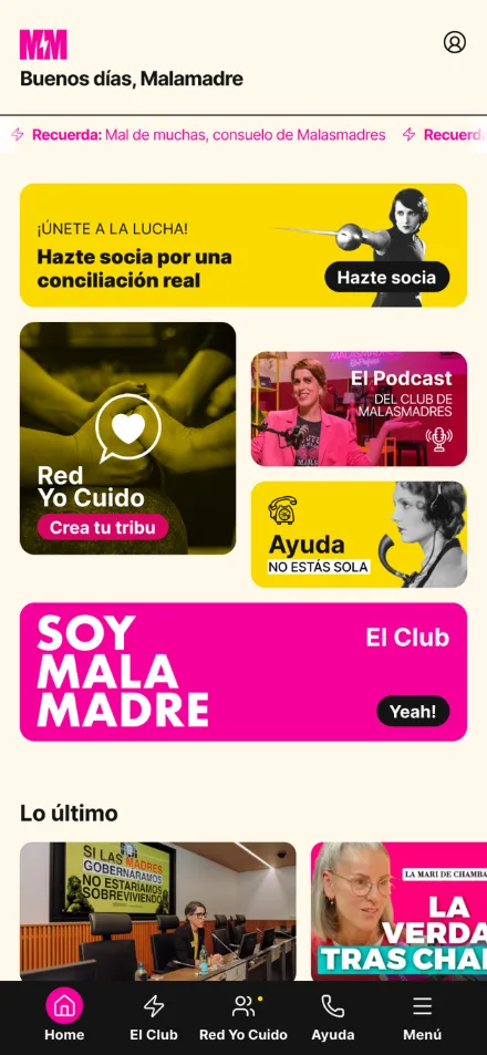 App Malasmadres · Home