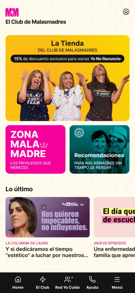 App Malasmadres · El Club